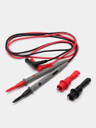 Щупы для мультиметра с зажимами-крокодильчик (остроконечные)