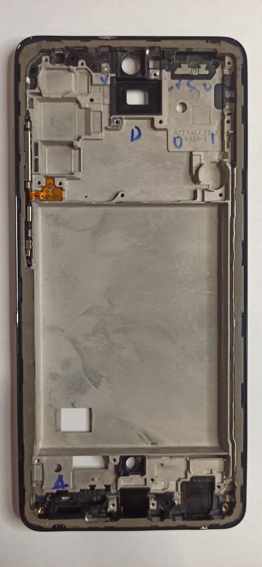 Рамка дисплея для Samsung A725F (A72) Черная