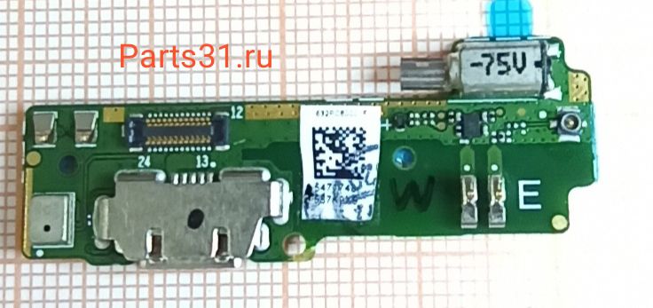 Шлейф для Sony F3111/F3112 (XA/XA Dual) плата вибро/микрофон/системный разъем