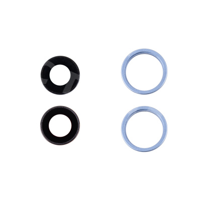 Стекло камеры для iPhone 14/ iPhone 14 Plus (комплект 2 шт.) Синий