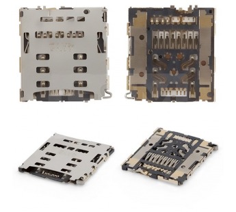 Коннектор SIM+MMC Huawei P8 Lite/Ascend Mate 7/P8/GR3 №172