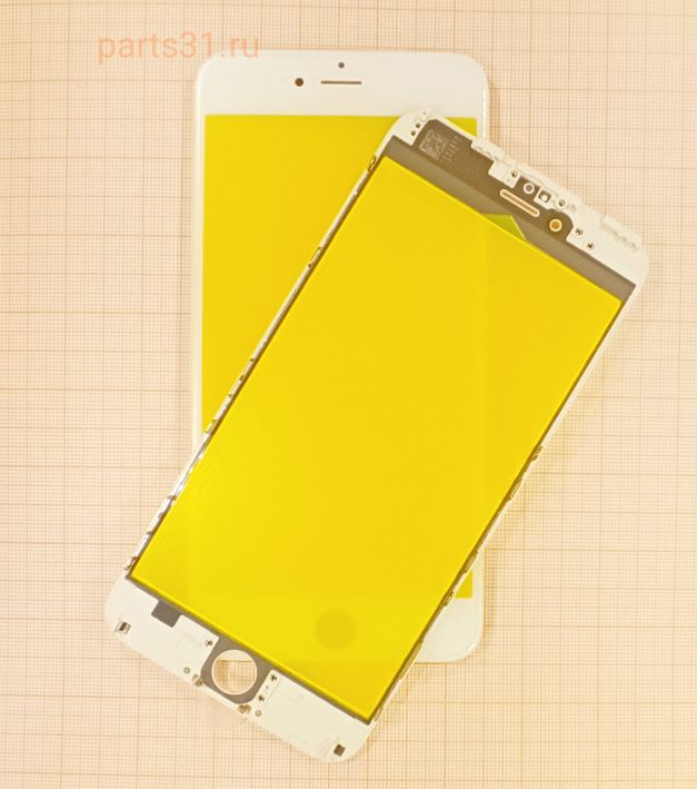 Стекло для переклейки iPhone 6 Plus/6S Plus Белое