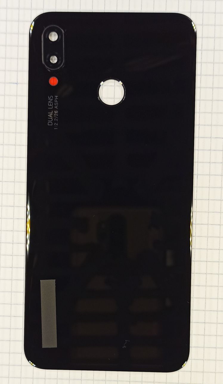 Задняя крышка для Huawei P20 Lite Черный – OR (есть стекло камеры)