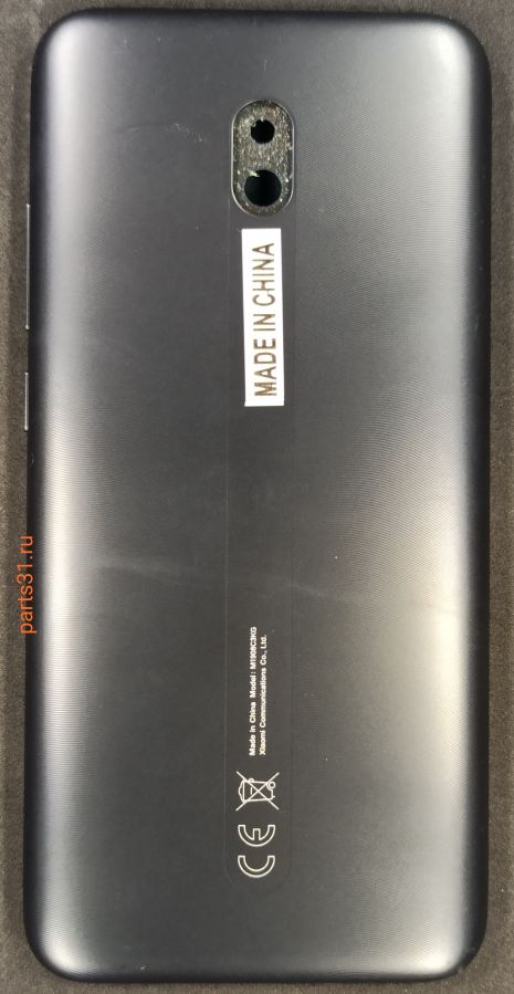 Задняя крышка для Xiaomi Redmi 8A Черный с кнопками