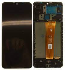 Дисплей для Samsung M127F (M12) модуль в рамке в сборе с тачскрином Черный – OR.Ref.SP (восстановленный оригинал)