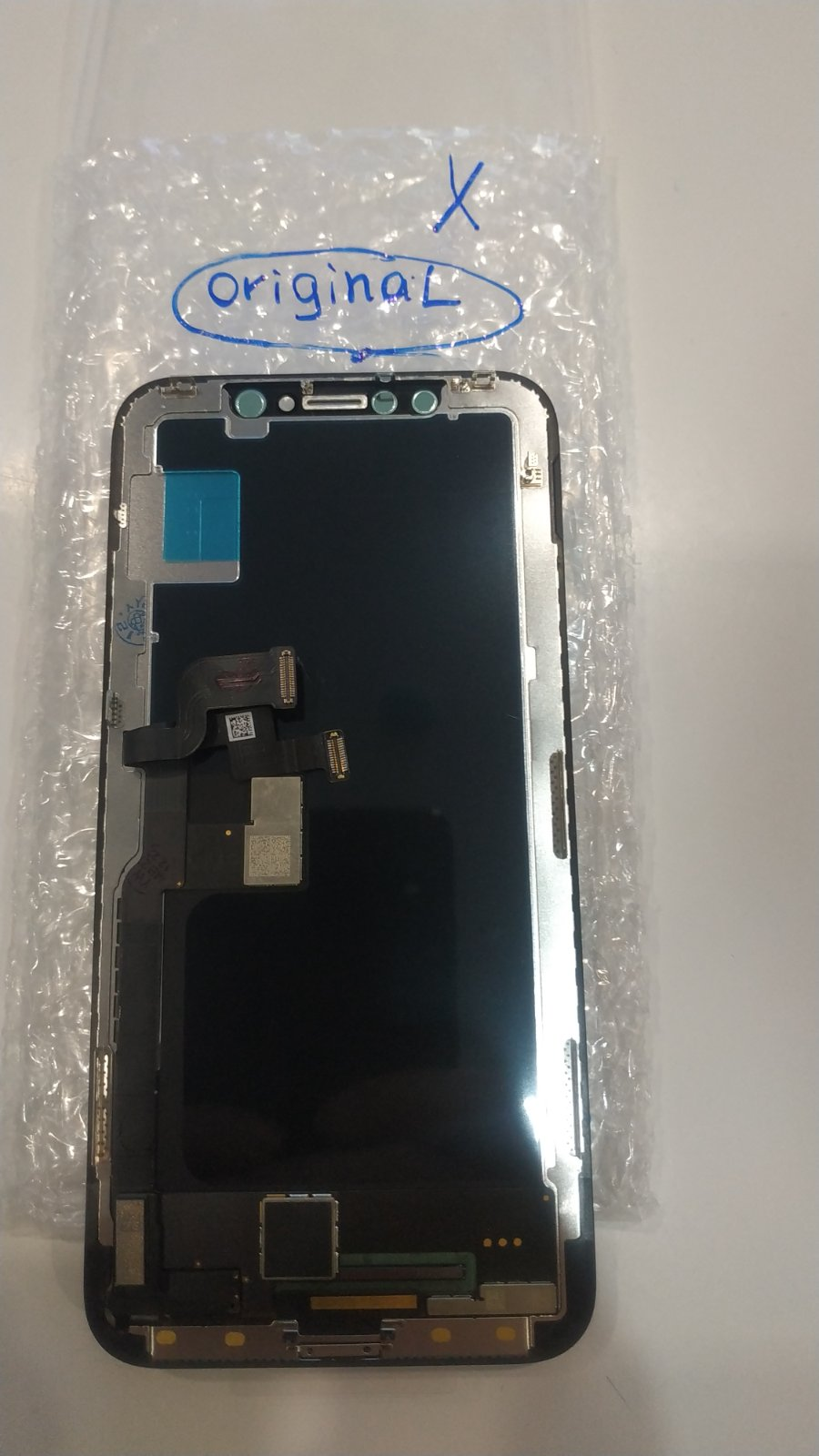 Дисплей для iPhone X Черный OR модуль в рамке в сборе с тачскрином