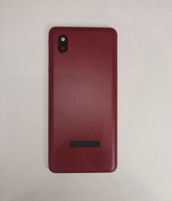 Задняя крышка для Samsung A013F (A01 Core) Красный (со стеклом камеры)