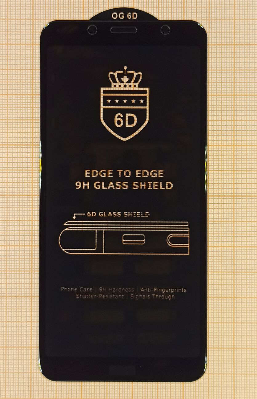 Защитное стекло “Премиум” для Xiaomi Redmi 7A Черное