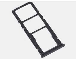 Контейнер SIM для Xiaomi Redmi Note 12 4G/12S (23021RAA2Y/23030RAC7Y) Черный