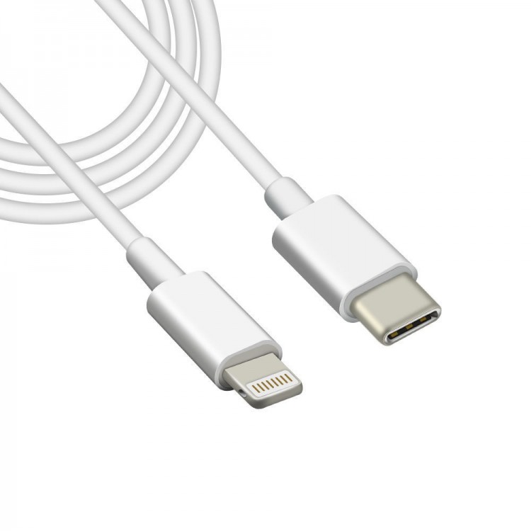 Кабель Type-C – Lightning 8 pin White  OR. тех.уп