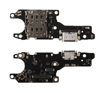 Шлейф для Huawei Honor 50 плата на системный разъем/разъем SIM/микрофон