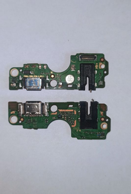 Шлейф для Tecno Spark 10C плата на системный разъем/разъем гарнитуры/микрофон